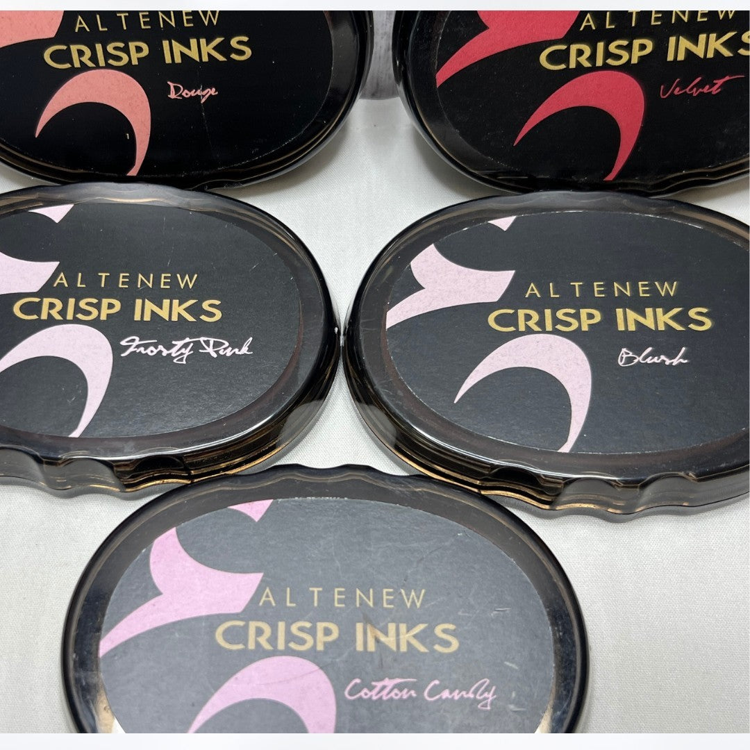 Altenew CRISP INKS Dye Ink Stamp Pads Full Size Lot of 7