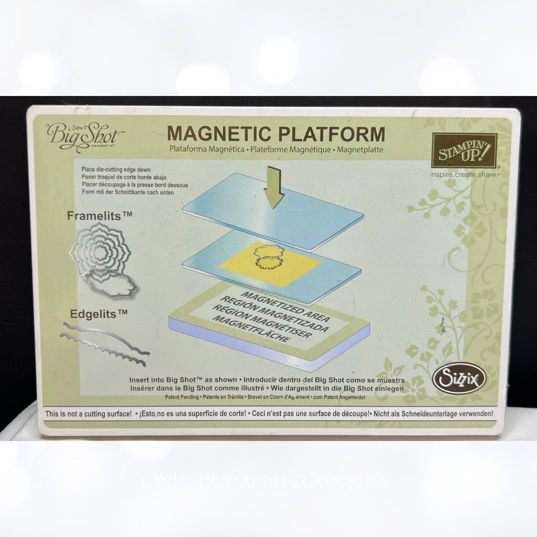 Stampin Up MAGNETIC PLATFORM Big Shot Plate