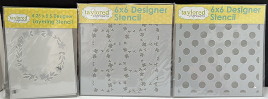 Taylored Expressions LEPRACHAUN Polka Dots Spring Wreath Stencils Lot of 3