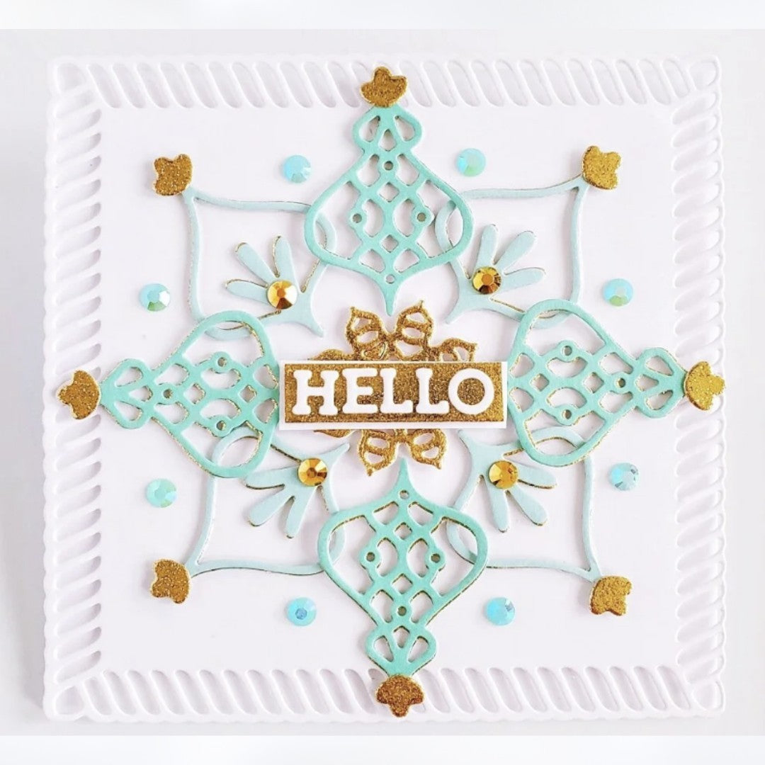 Spellbinders SITTING PRETTY Decorative Edges Small Dies of the Month 2020