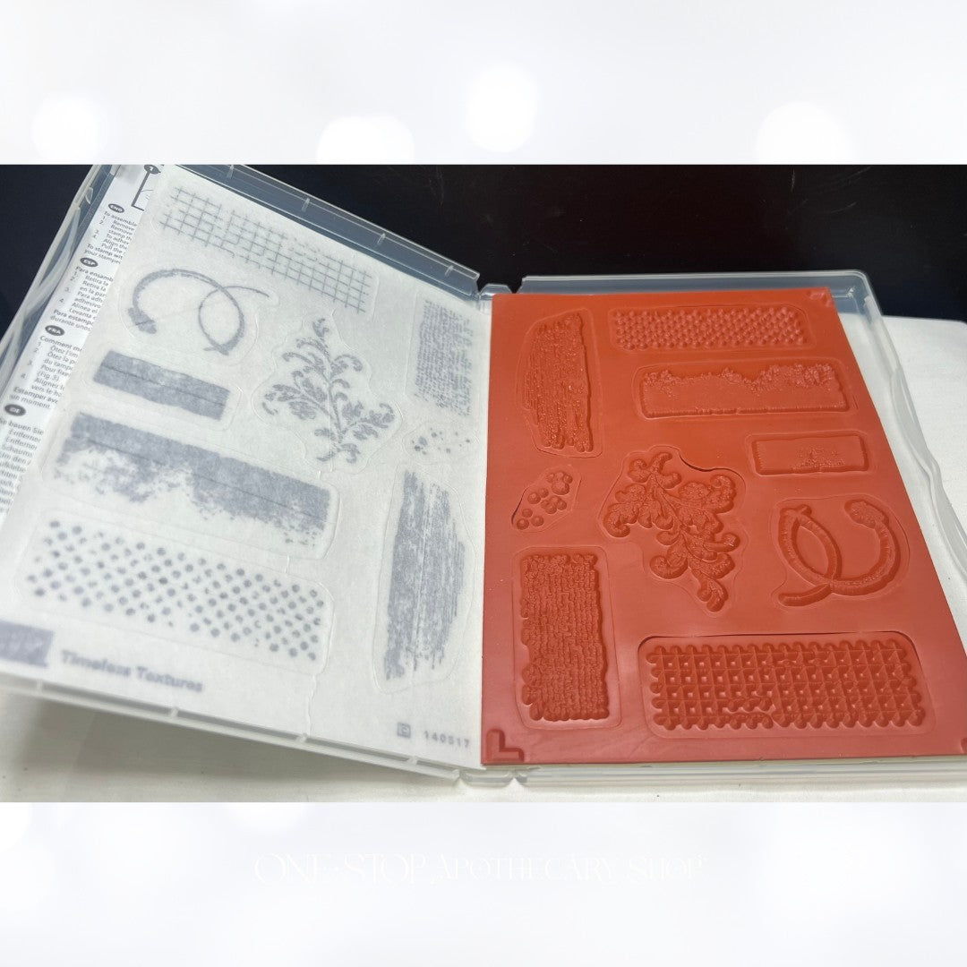 Stampin Up TIMELESS TEXTURES Rubber Stamps