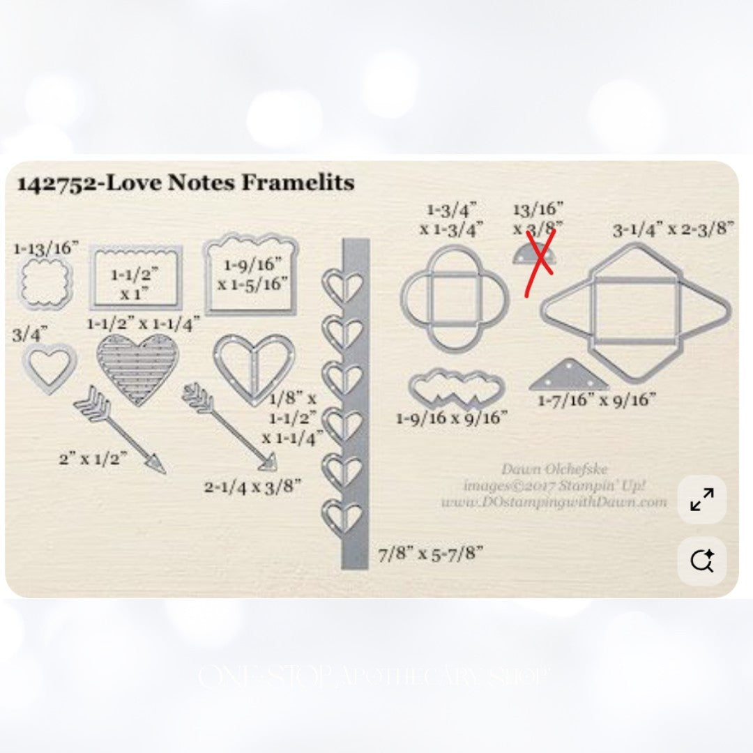 Stampin Up SEALED WITH LOVE Love Notes Valentines Day Rubber Stamps Dies AS IS**