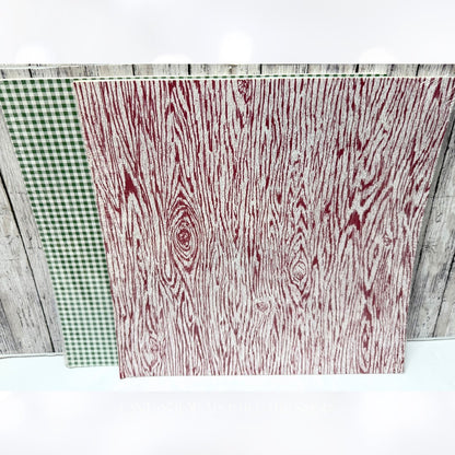 Stampin Up FROSTWOOD LODGE 12x12 Christmas Paper DSP Cardstock 16 Sheets