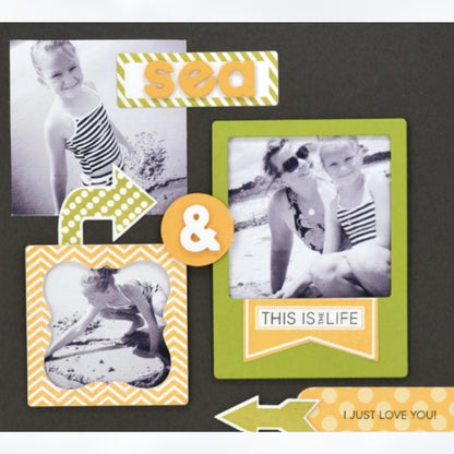 Papertrey Ink FABULOUS FRAMES Rubber Stamps Dies