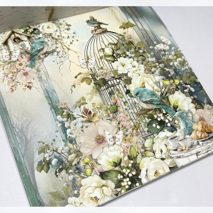 Mintay WINGED MELODIES 12x12 Paper Cardstock Die Cuts Elements Kit