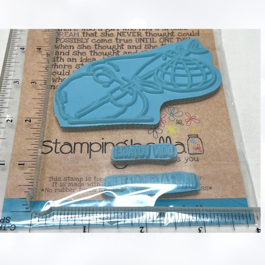 Stamping Bella GNOMES Rubber Stamps Lot of 3