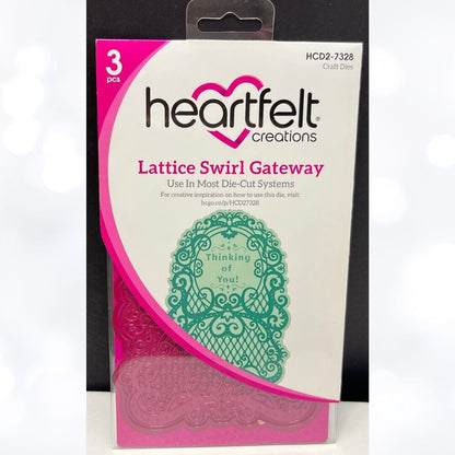 Heartfelt Creations LATTICE SWIRL GATEWAY Dies