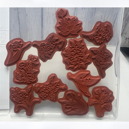 Stampin Up IN EVERY SEASON Floral Flowers Rubber Stamps