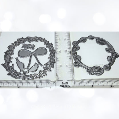 Simon Says Stamp LOVE BIRDS Wreath Eucalyptus Dies