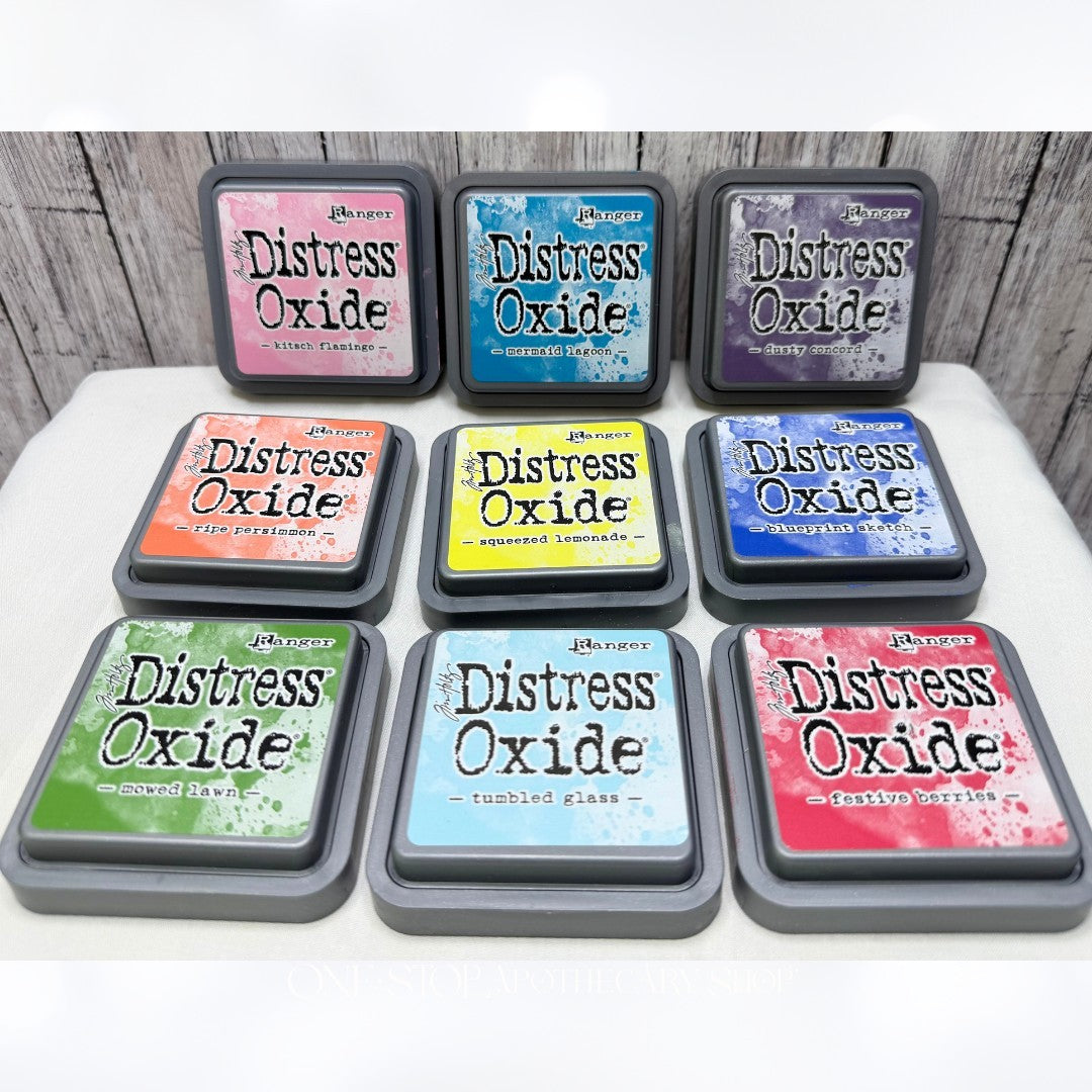 Tim Holtz DISTRESS OXIDE Ink Pads Lot of 9