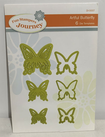 Fun Stampers Journey ARTFUL BUTTERFLY Butterflies Dies 