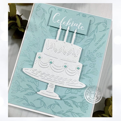 My Monthly Hero Arts Kit BIRTHDAY PARTY Cake February 2020 Rubber Stamps Dies
