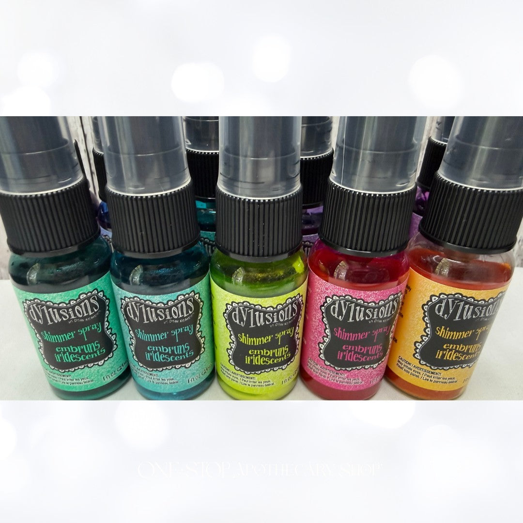 DYLUSIONS Ink Shimmer Sprays 1oz Lot of 11