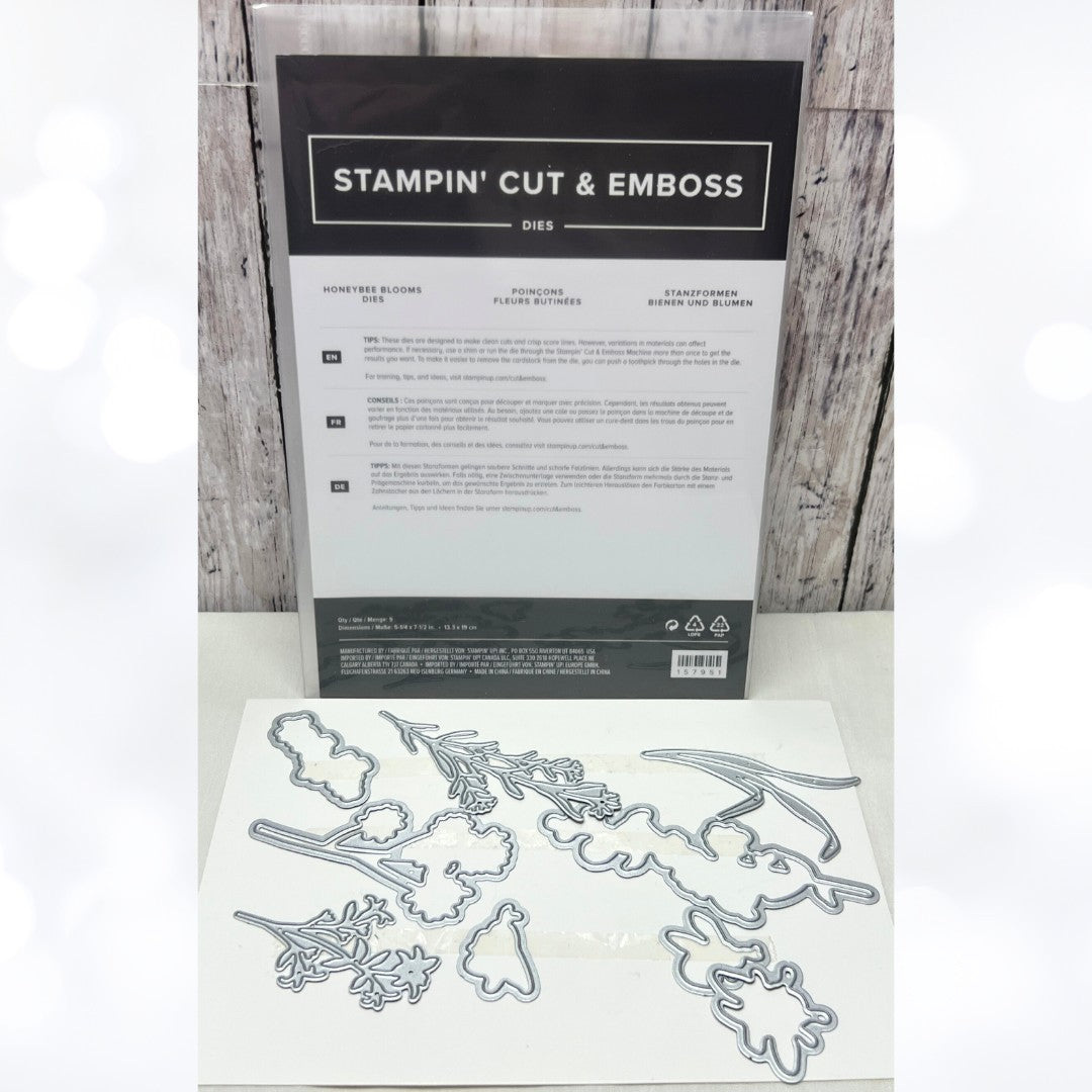 Stampin Up HONEYBEE BLOOMS Dies