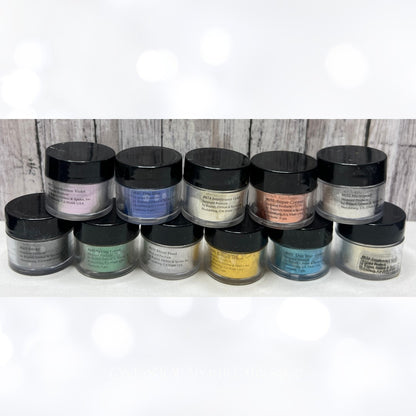 Jacquard PEARL EX Mica Pigment Powder 3gm Lot of 11