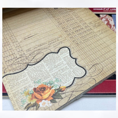 7 Gypsies My Minds Eye 6X6 Paper Packs Mixed Media Cardstock Lot of 4