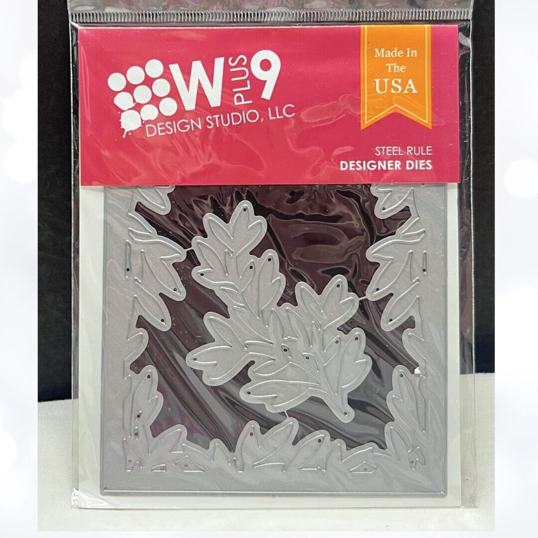 Wplus9 W Plus 9 FOLIAGE FRAME Leaves Dies