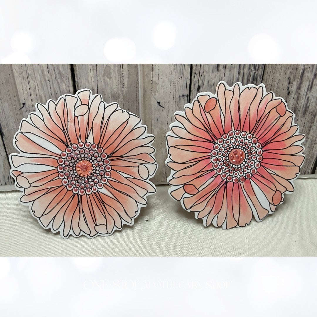 Papertrey Ink FRIENDS TIL THE END Flowers Floral Rubber Stamps Dies