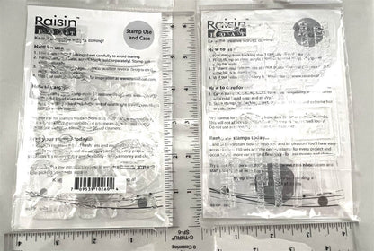 Raisin Boat DAYS TIL CHRISTMAS Artist Gal Art Painting Holiday Rubber Stamps Lot