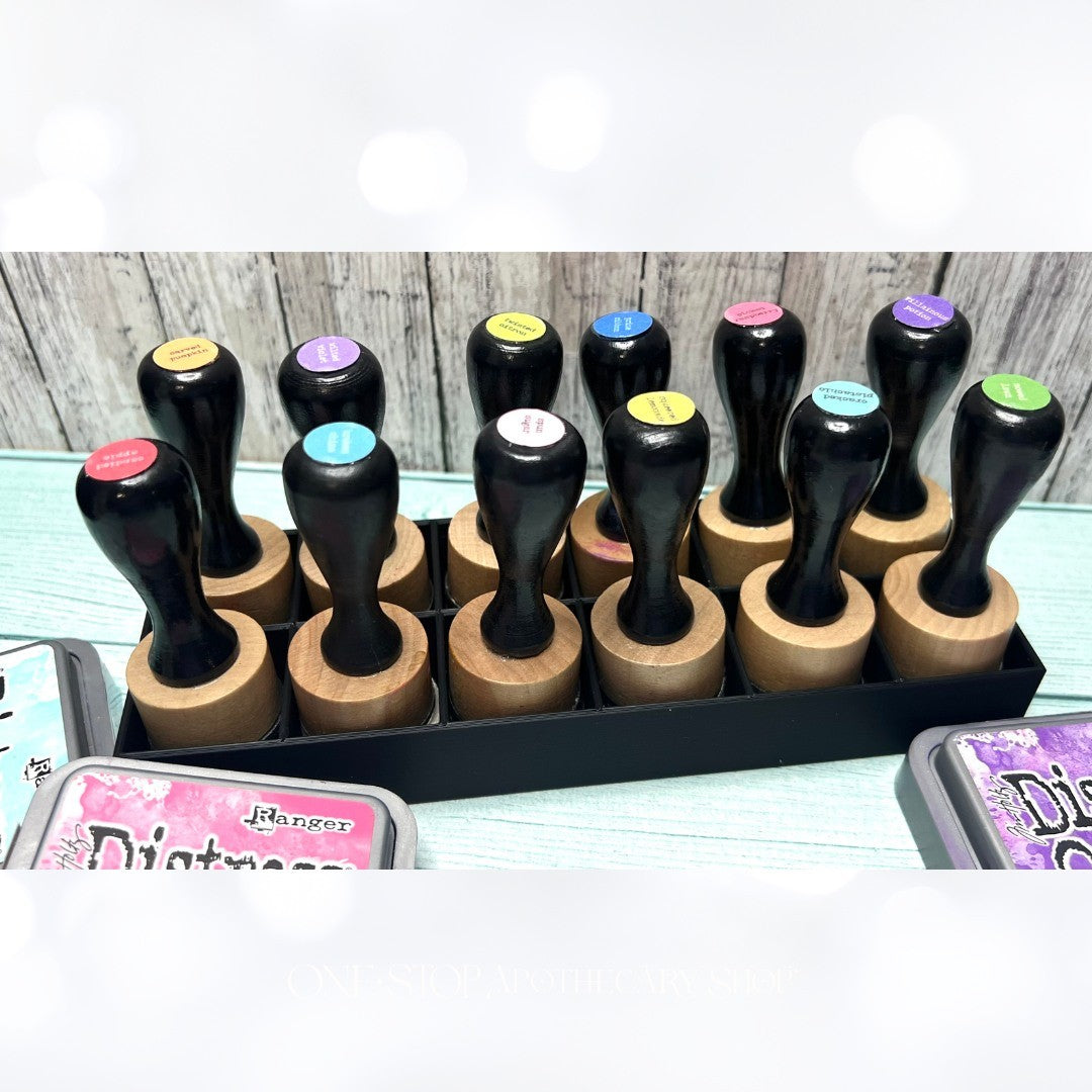 Tim Holtz 3D Printed Black INK BLENDING TOOL Organizer Holder 