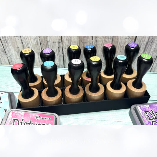 Tim Holtz 3D Printed Black INK BLENDING TOOL Organizer Holder 
