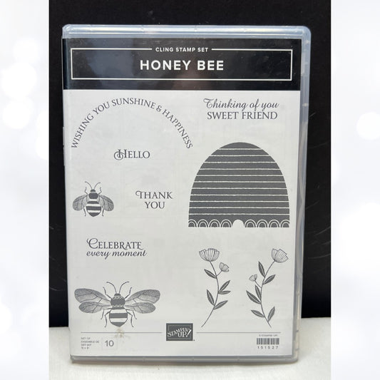 Stampin Up HONEY BEE HIVE Rubber Stamps