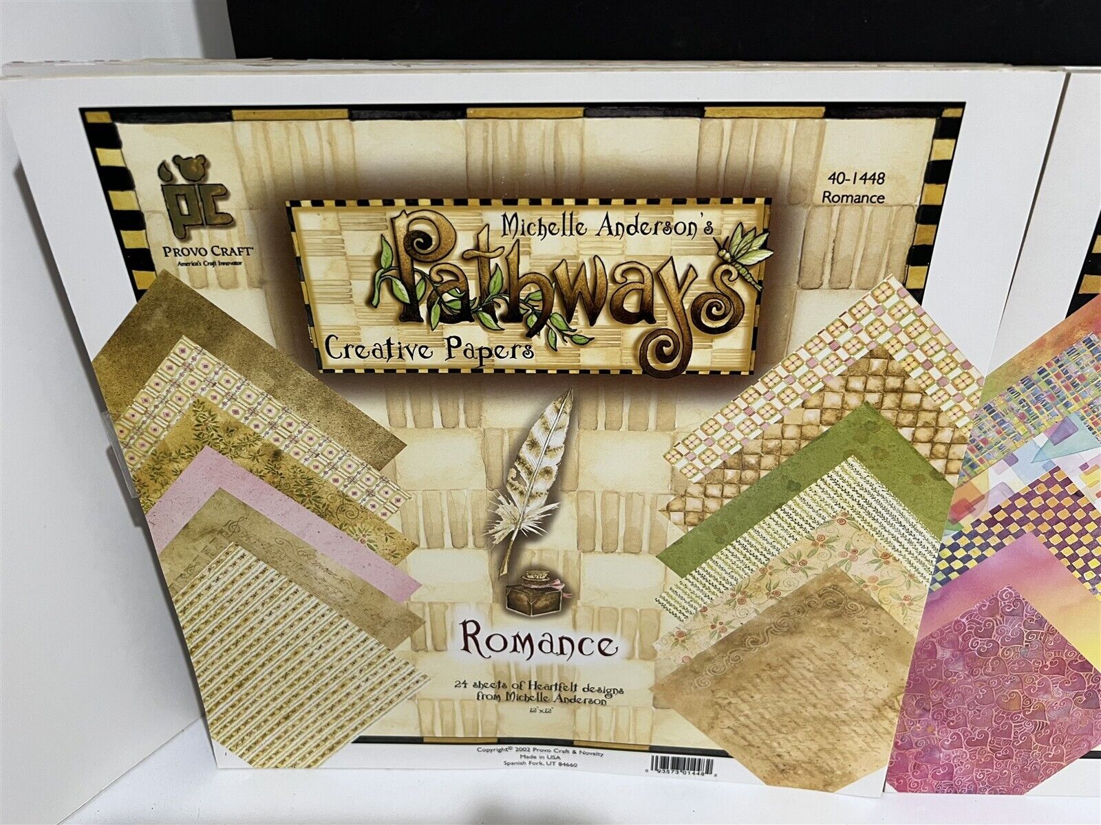 Provo Craft PATHWAYS Americana Heartland Romance Scrapbook 12x12 Paper Packs
