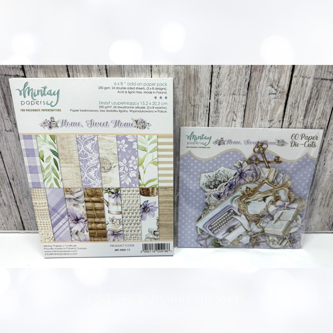 Mintay HOME SWEET HOME 6x8 Paper Cardstock Die Cuts