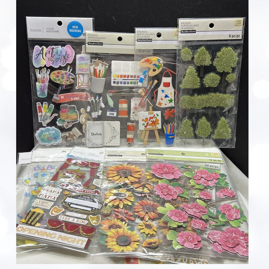 Recollections BABY CRAFTING Wedding 3D Stickers Lot of 14
