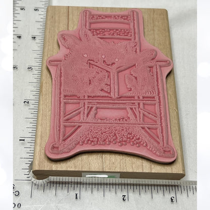 House Mouse TALL TALES Hoppers Bunny Rabbit Story Rubber Stamp
