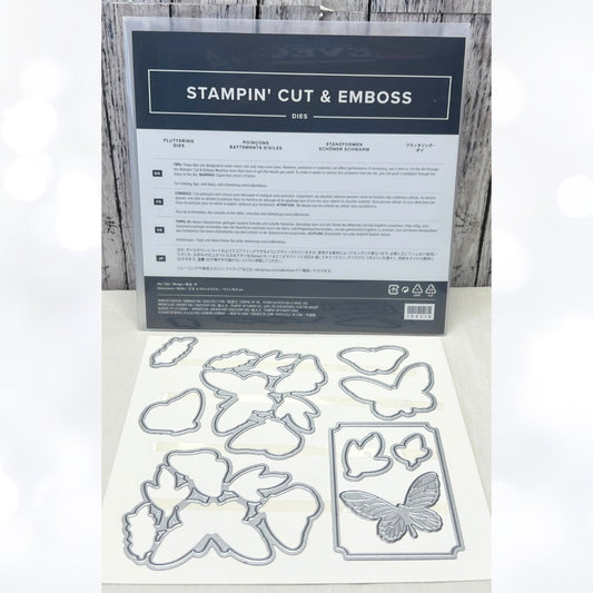 Stampin Up FLUTTERING Butterfly Dies