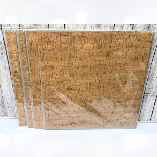 Stampin Up CORK Specialty DSP 12x12 Paper 7 Sheets