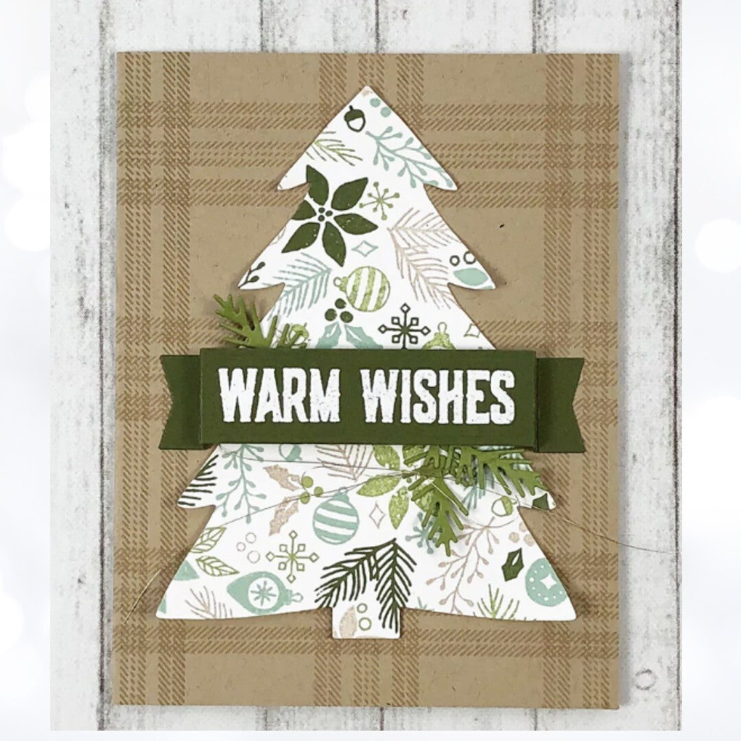 Concord & 9th SWEATER WEATHER Deck the Halls Christmas Turnabout Rubber Stamps