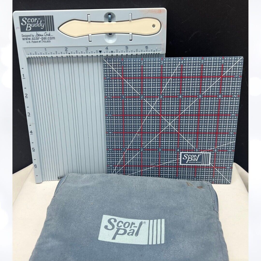 SCOR-PAL Scor-Buddy Scoring Tool 6.5x6.5 Cutting Mat Lot