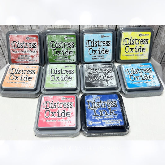 Tim Holtz DISTRESS OXIDE Ink Pads Lot of 10