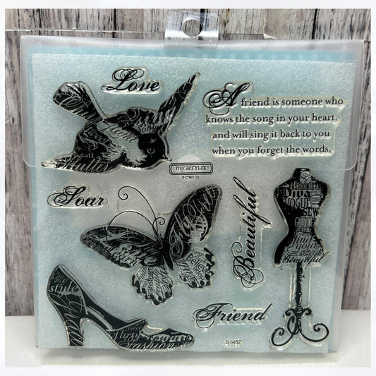 Close To My Heart FIND YOUR STYLE Fashion Rubber Stamps