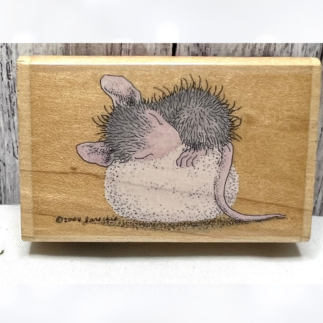 House Mouse DREAMPUFF Nap Mice Rubber Stamp