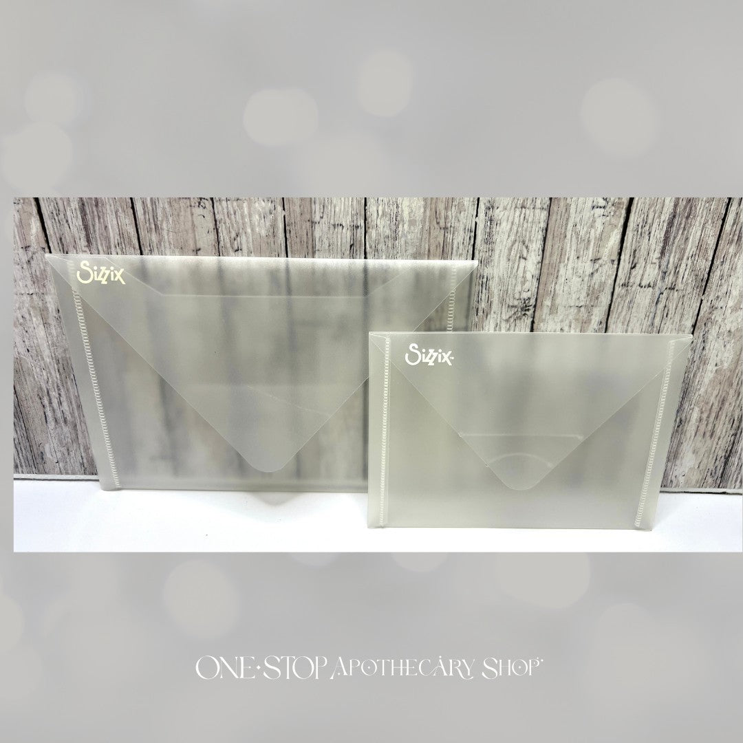 Sizzix Plastic STORAGE ENVELOPES Dies Lot of 25