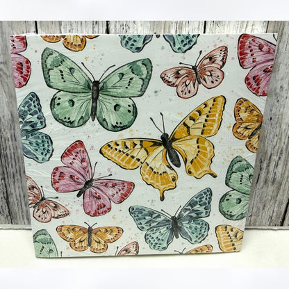 Stampin Up BUTTERFLY BIJOU Butterflies 6x6 Cardstock DSP Paper 48 Sheets Rare