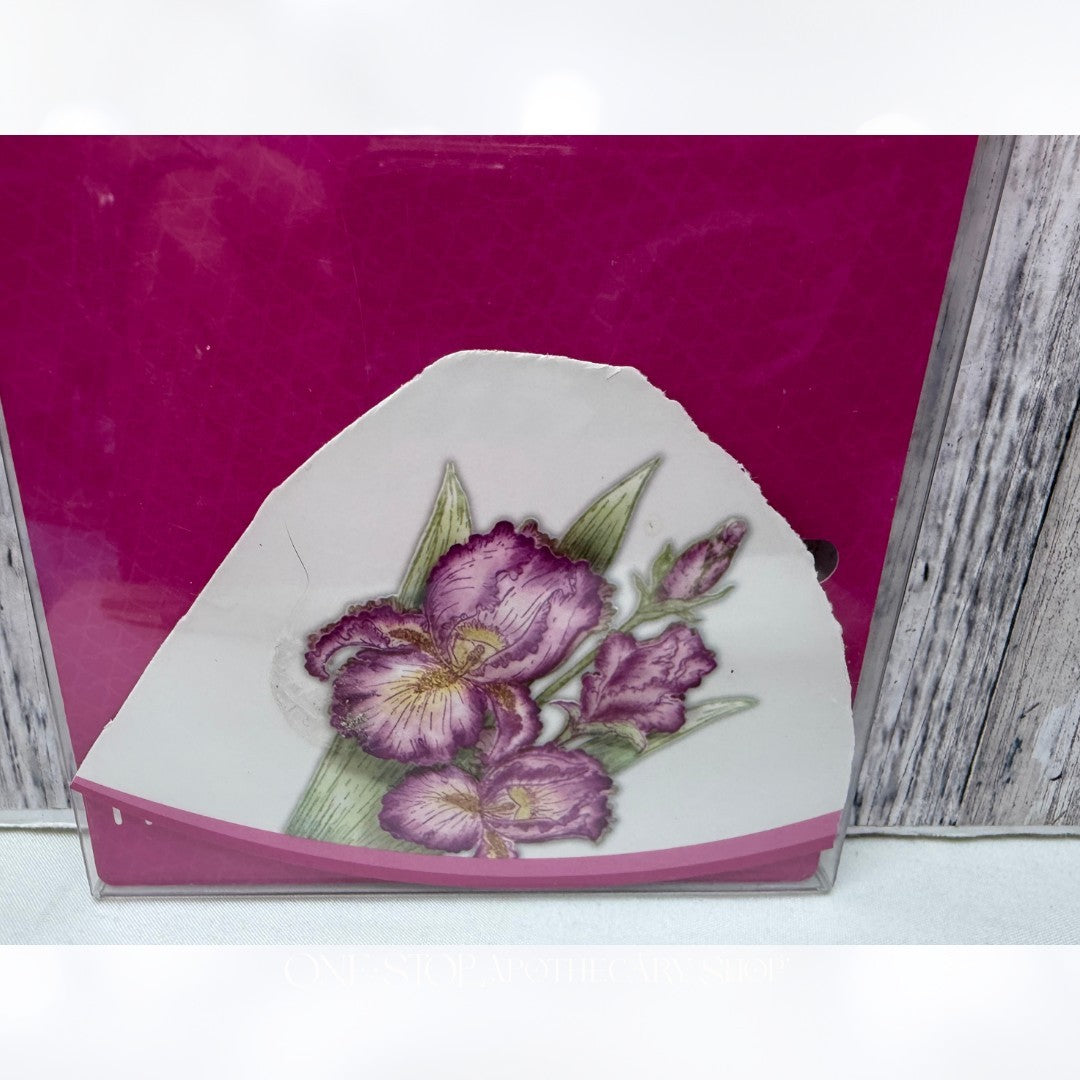 Heartfelt Creations IRIS GARDEN BLOOMS Flowers Rubber Stamp