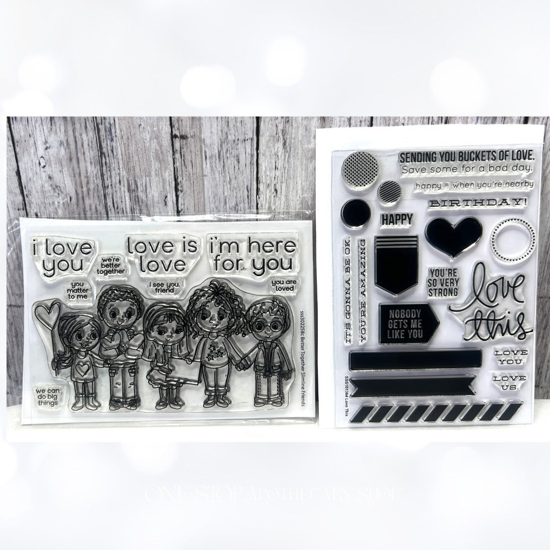 Simon Says Stamp BETTER TOGETHER Love This Valentines Day Friends Rubber Stamps