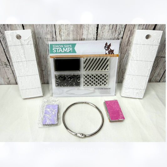 Simon Says Stamp SWATCHES Color Ink Pad Swatch Book Rubber Stamps