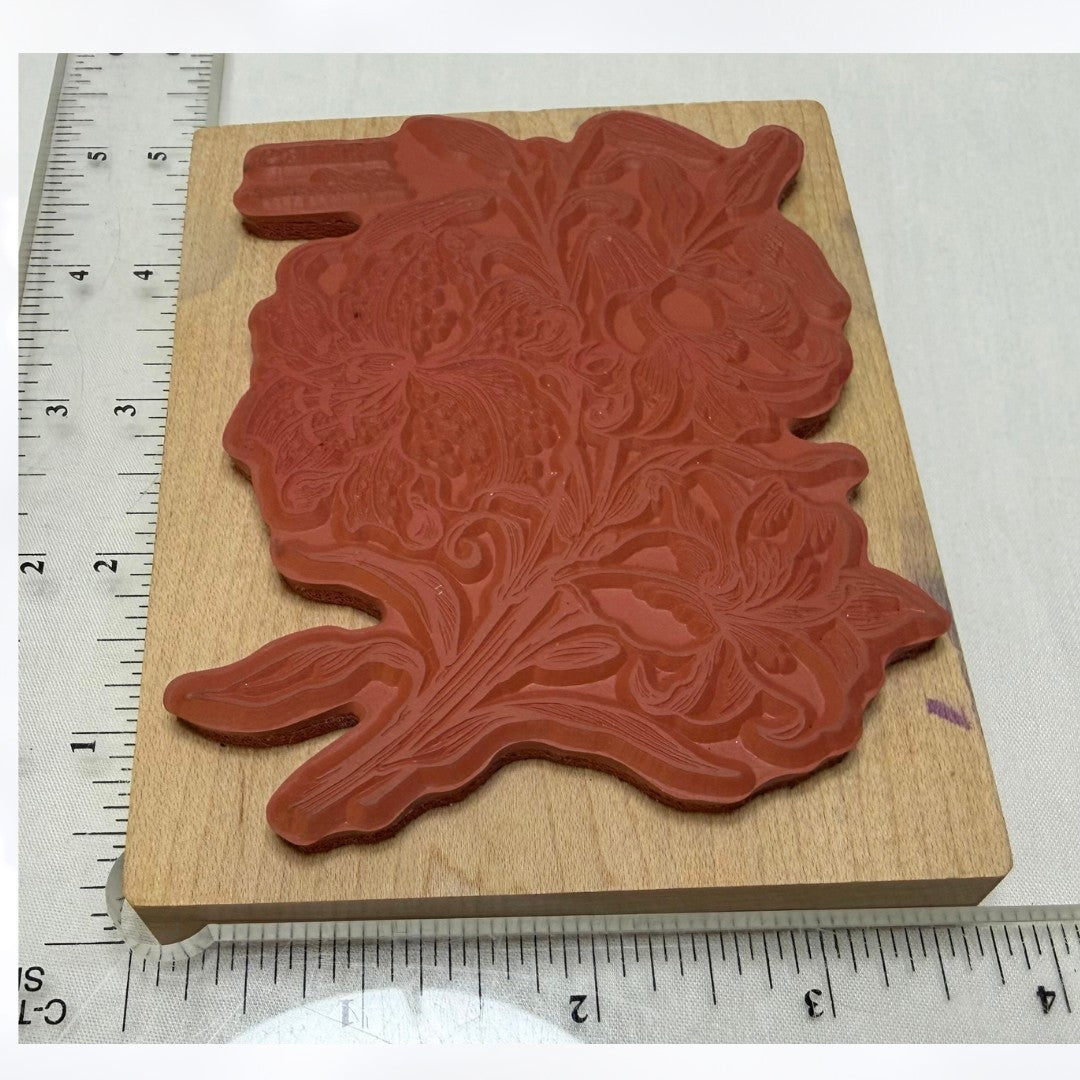 PSX LILIES Botanical Flowers Lily Floral Easter K-1276 Rubber Stamp