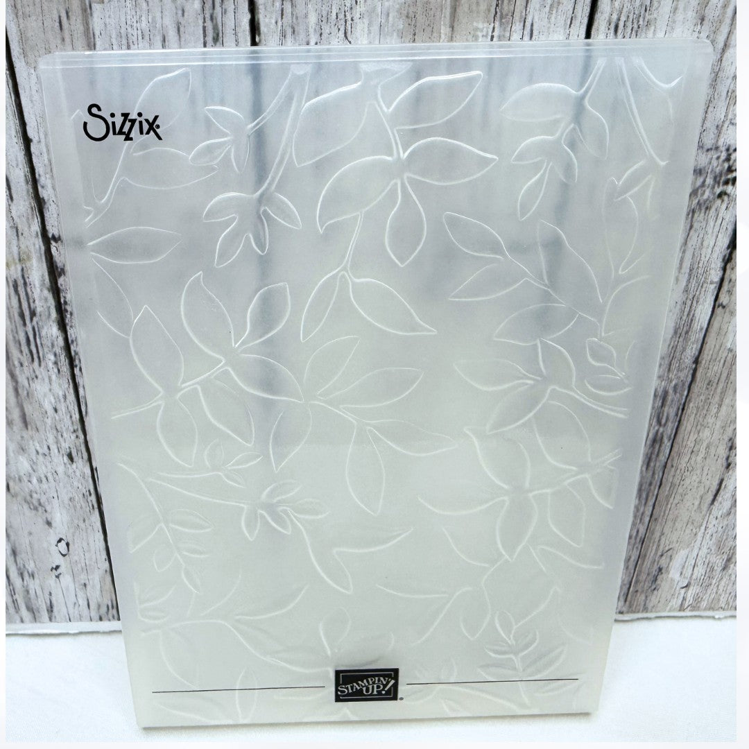 Stampin Up LAYERED LEAVES Leaf 3D Embossing Folder