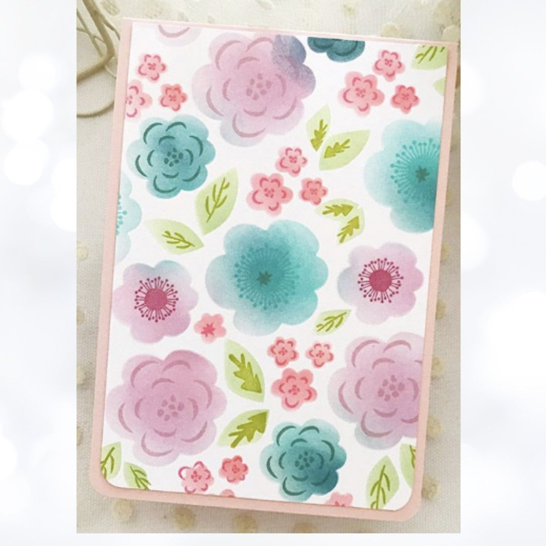 Papertrey Ink COLOR POP FLORALS Flowers Rubber Stamps Dies Paper Kit