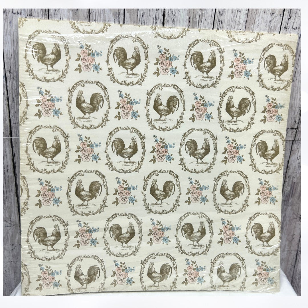 Stampin Up BEAU CHATEAU 12x12 Cardstock DSP Paper 11 Sheets