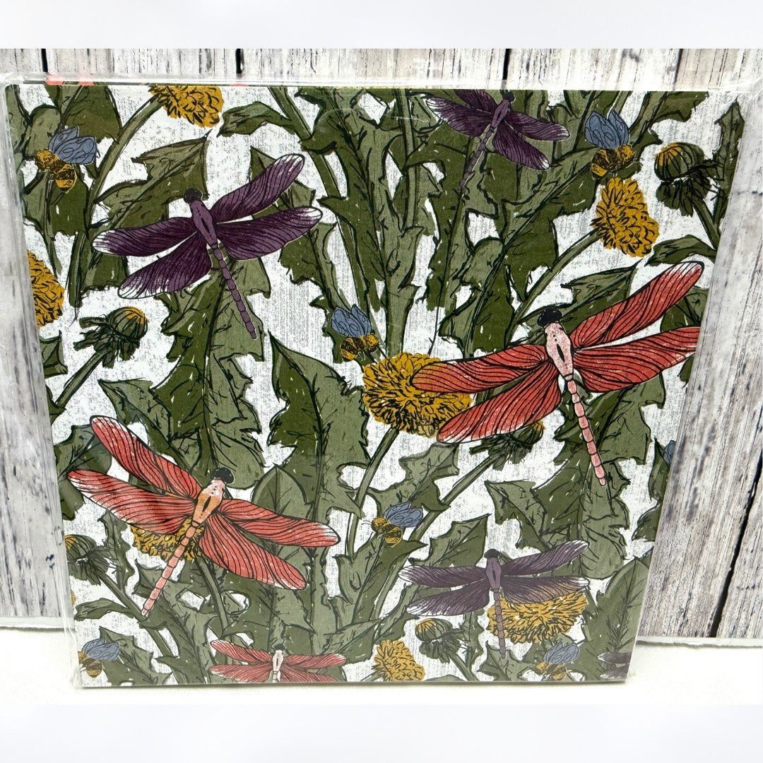 Stampin Up DANDY GARDEN Dragonfly Bees 6x6 Cardstock DSP Paper 47 Sheets
