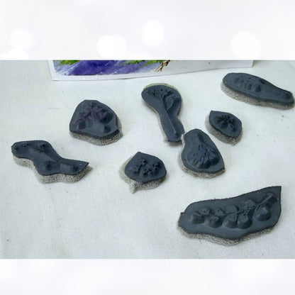 Art Impressions FOLIAGE & FLOWERS Watercolor Floral Rubber Stamps Lot