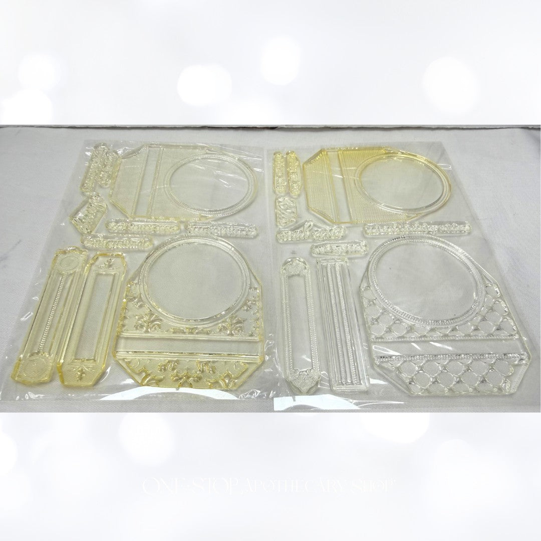 Papertrey Ink MAT STACK 3 Frames Collection Rubber Stamps