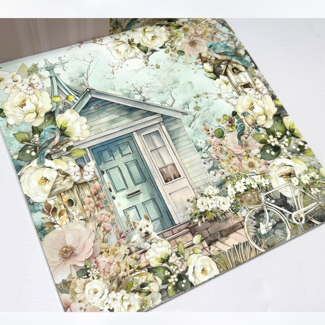 Mintay WINGED MELODIES 12x12 Paper Cardstock Die Cuts Elements Kit